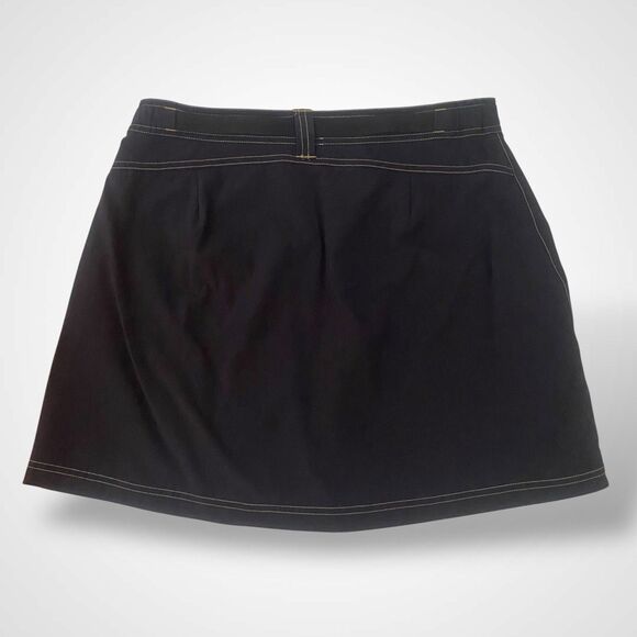 REI Outdoor Skirt Skort Tennis Golf Hiking Womens Size 12 Buckle Black  UPF 30+ - Picture 6 of 6